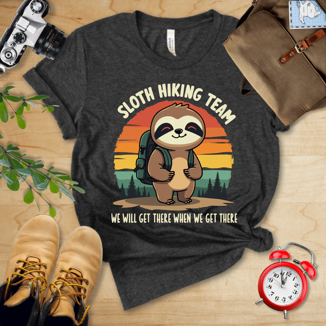 Sloth Hiking team Shirt