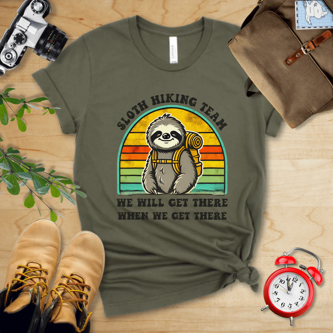 Sloth Hiking Team Shirt