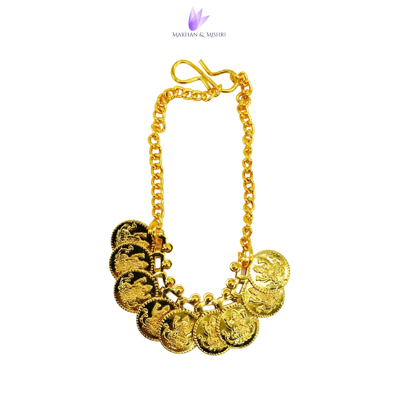 Golden Coin Choker for Laddu Gopal Ji