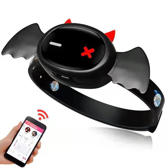 QIUI Love Devil APP Control Estim Silicone Collar