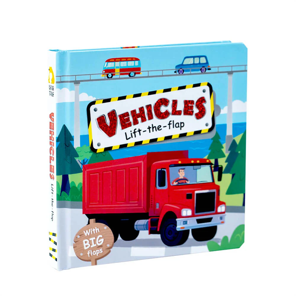 VEHICLES Lift the Flap Board Book