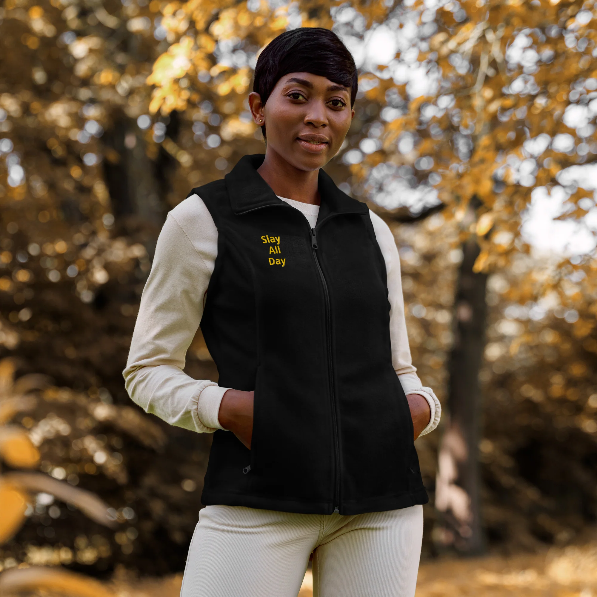 Slay All Day - Women’s Columbia fleece vest