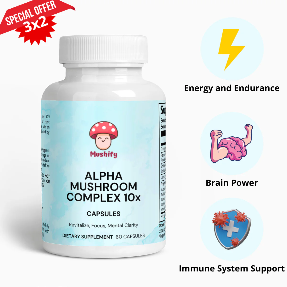 Alpha Mushroom Complex 10x