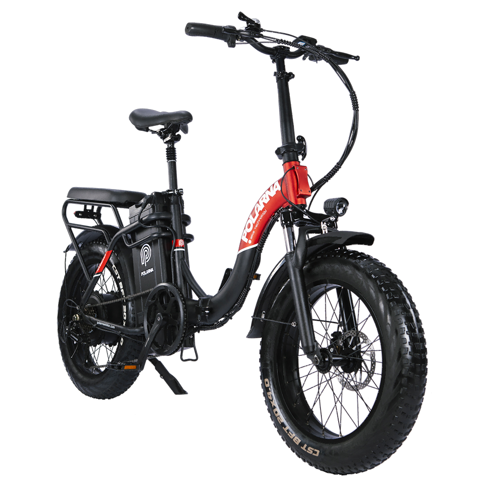 Polarna Hannover 20“ Fat Tire Foldable Electric Bike With 750W Motor 48V 30Ah Samsung Battery Seat Shock Absorber