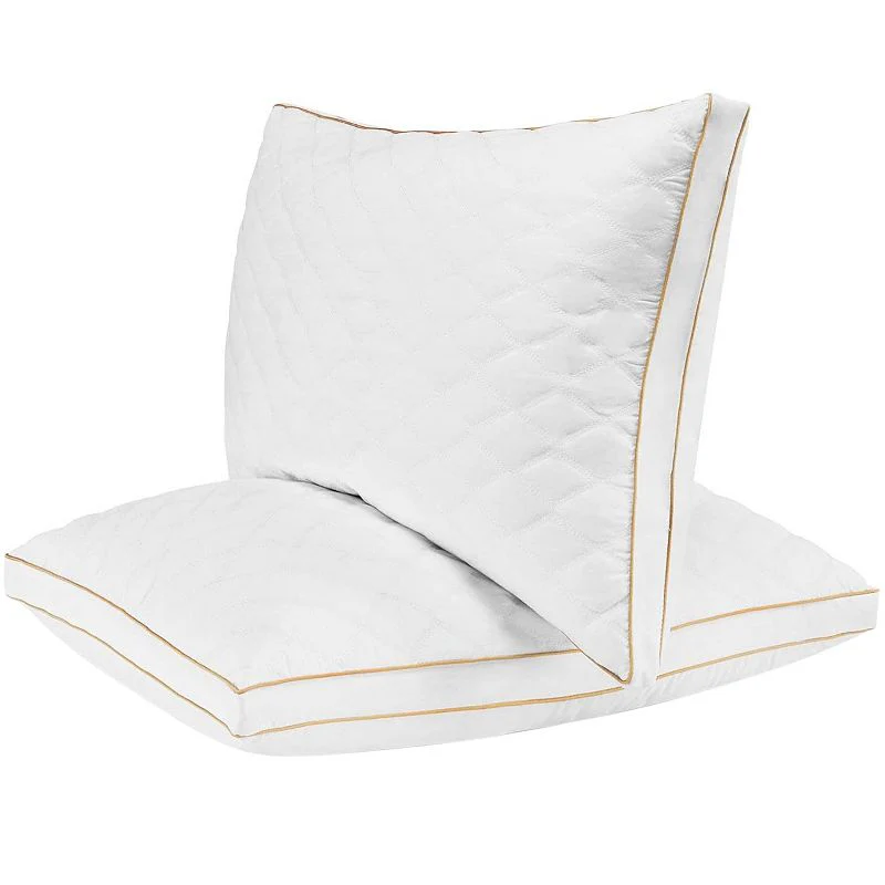 Italian Luxury Quilted Pillow - Queen, Set of 2