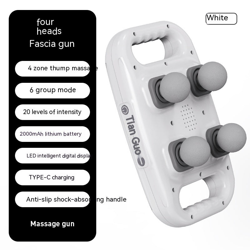 High Frequency Four Head Massage Gun