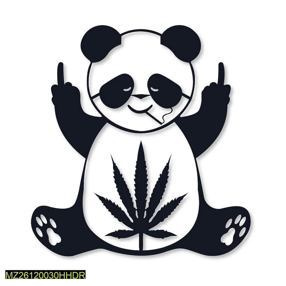 Weed Panda Wall Art Decor