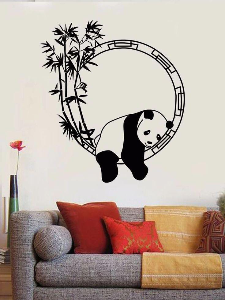 : Sleeping Panda Wall Sticker
