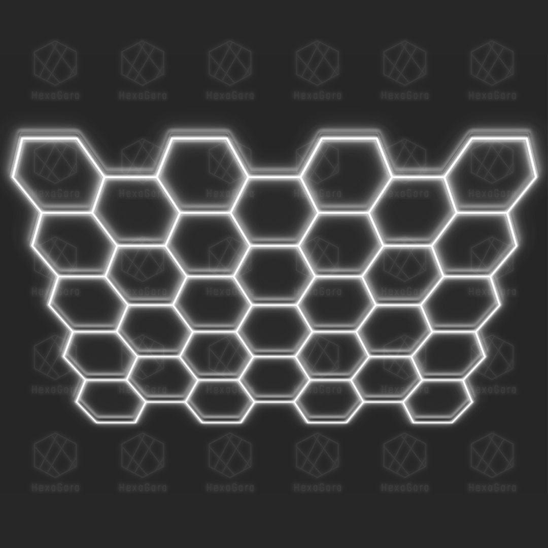 Hexagonal Lights Grid - 32 Hex