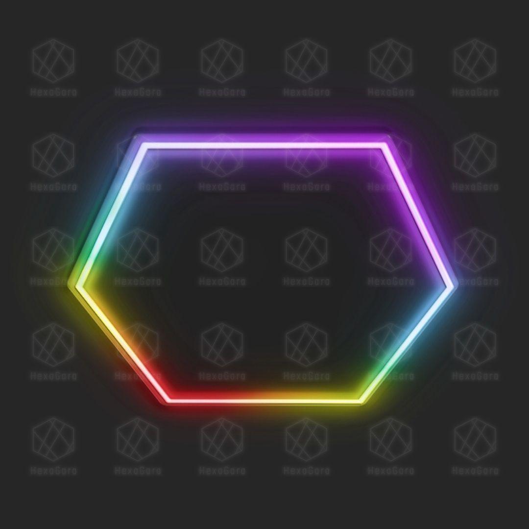 RGB Hexagonal Lights Grid - Individual Hex