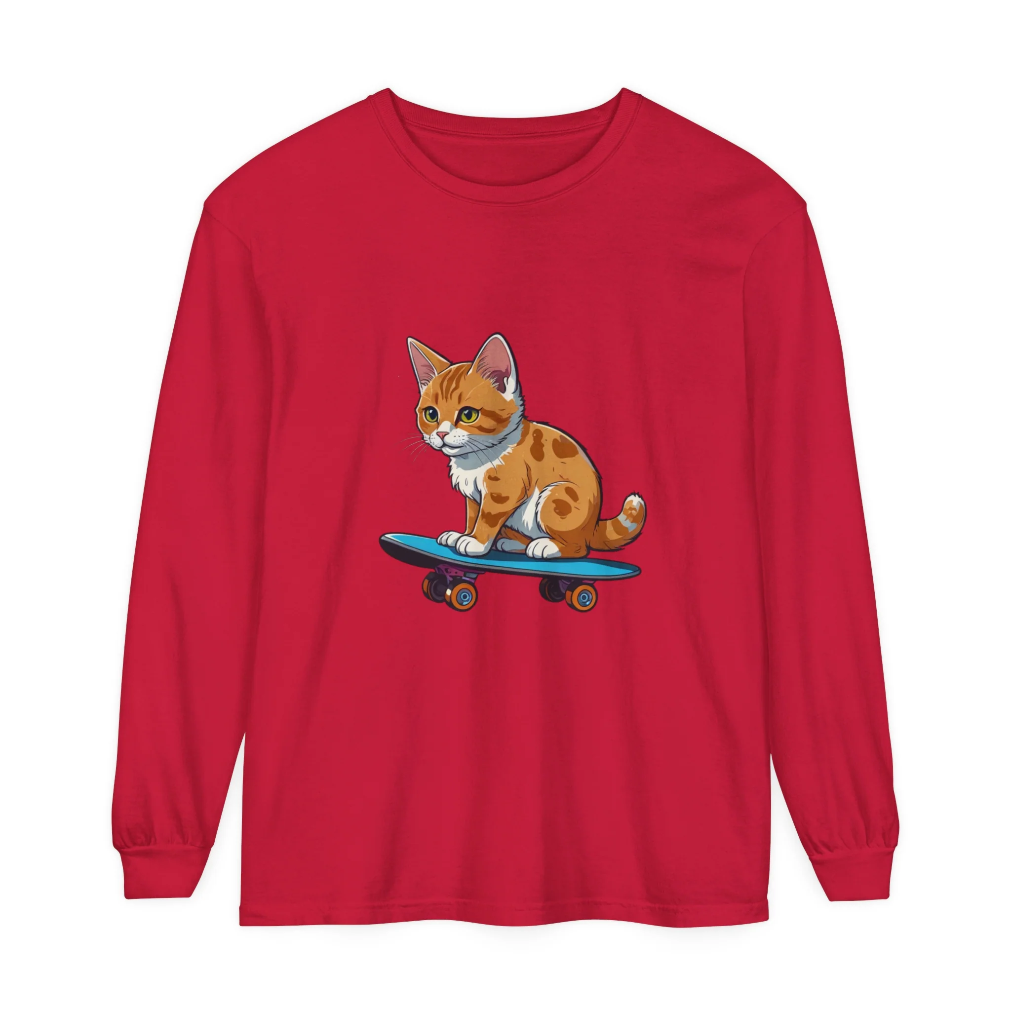 Adorable  Tabby Cat  long Sleeve T-Shirt