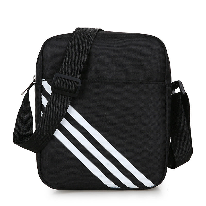 Sporty Striped Crossbody Bag