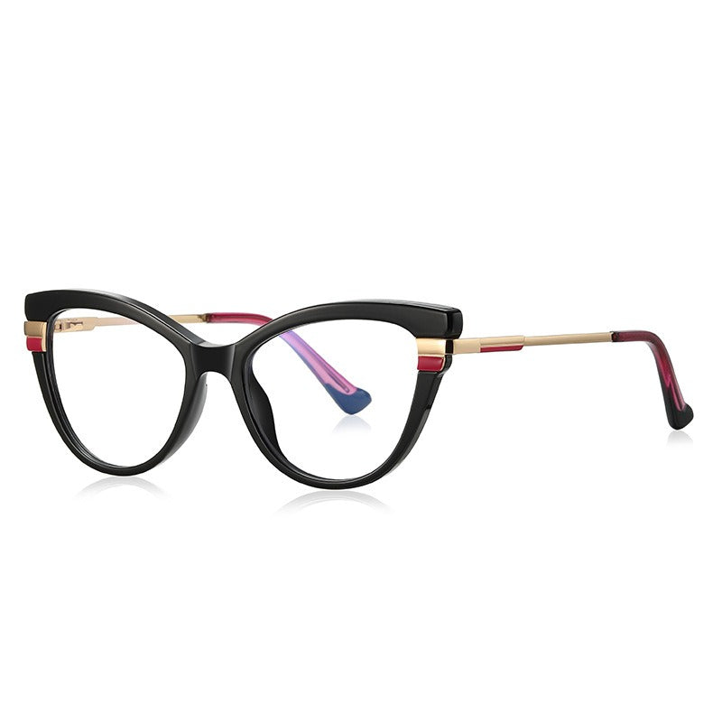 Kdomix 2113 Crystal Cat Eye Prescription Optical Glasses