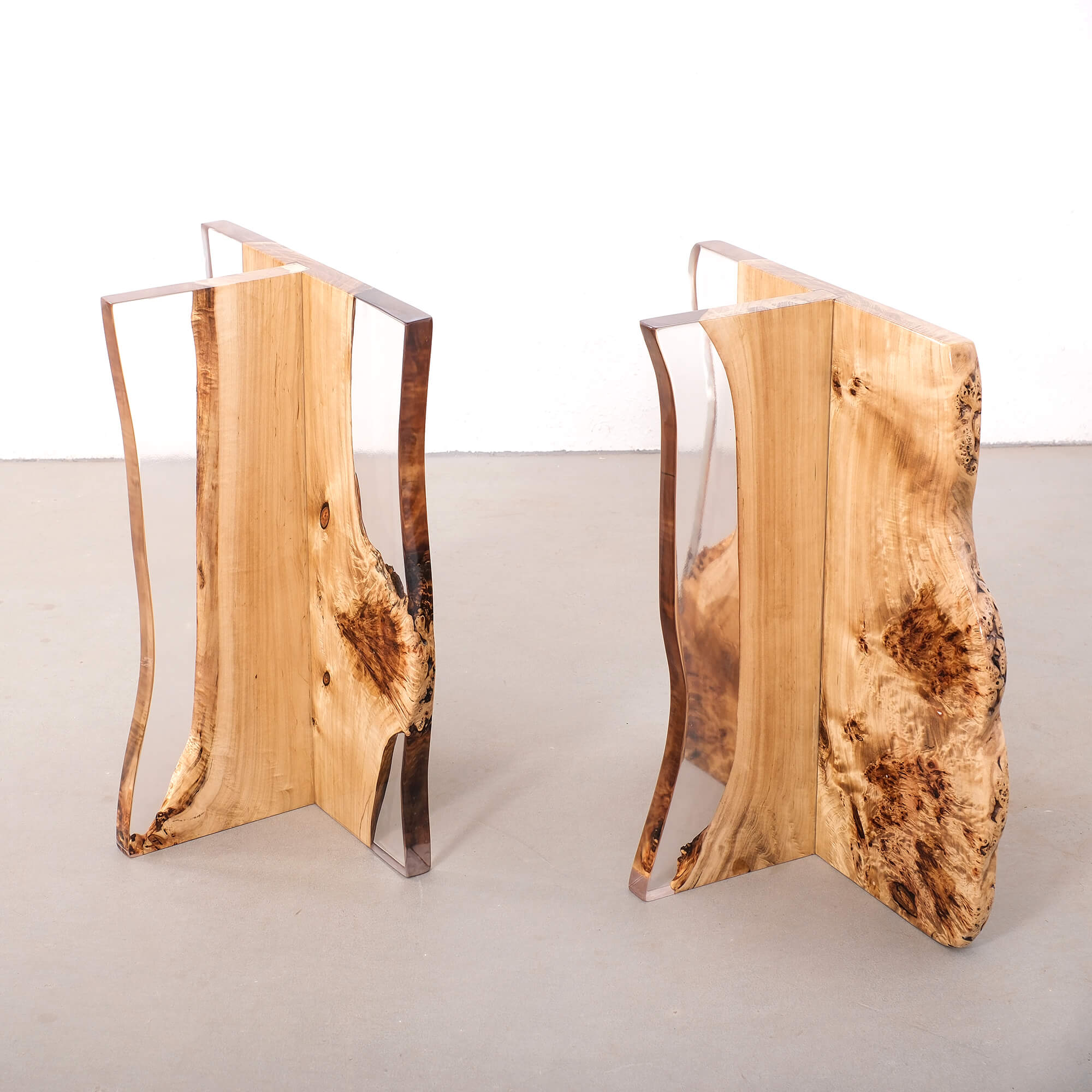 Acrylic Wood Table Legs T-Shape TTL-33