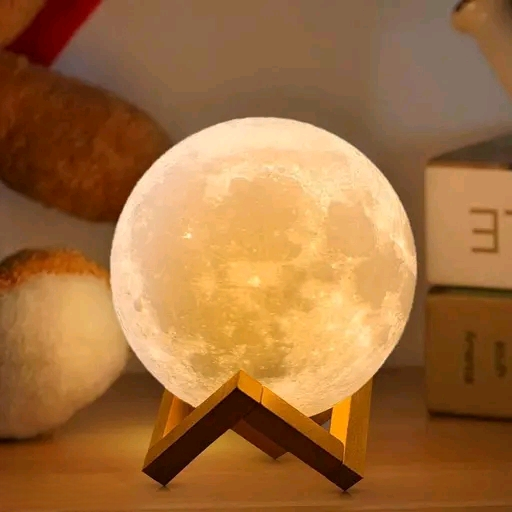 3D Moon Lamp | Home Decor | 7 Colour Changeble Night Lamp