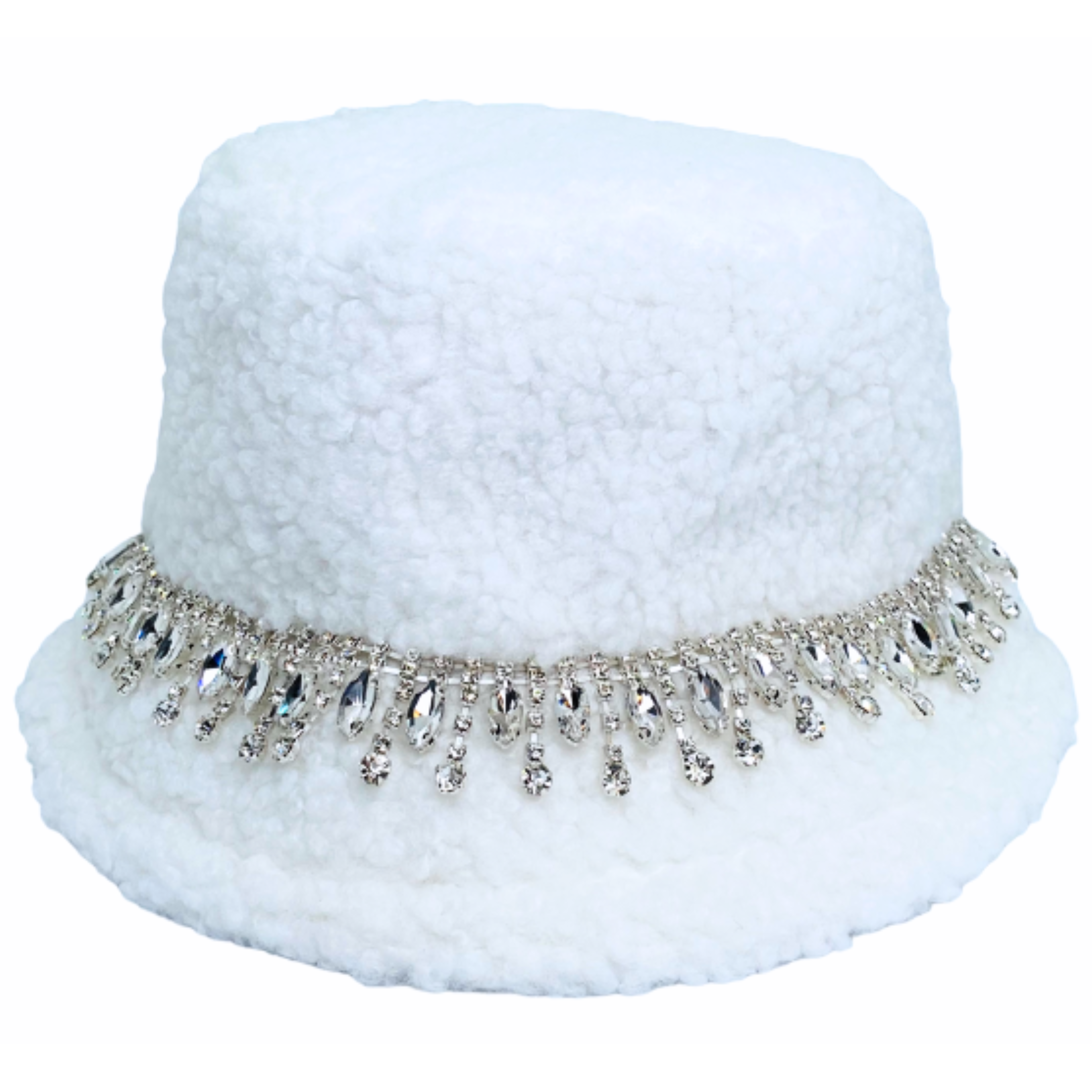 Belle Snow Crystal Halo Bucket Hat