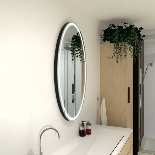 Miroir Ovale 120x80 LED Premium – Élégance et Technologie pour Salle de Bain