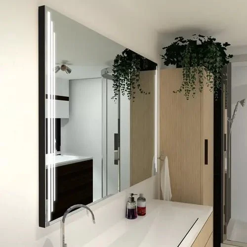 Miroir Anti Buée 120 - Éclairage LED et Design Premium pour Salle de Bain