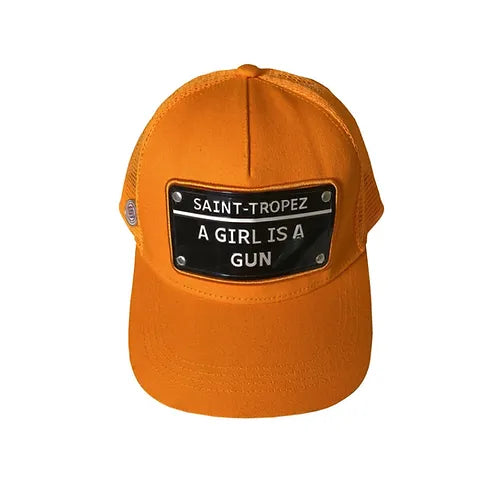 Casquette "A GIRL IS A GUN" Saint-Tropez