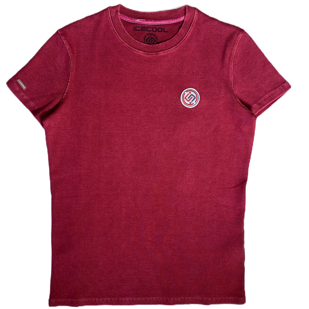 T-SHIRT COTELÉ SLIM FIT