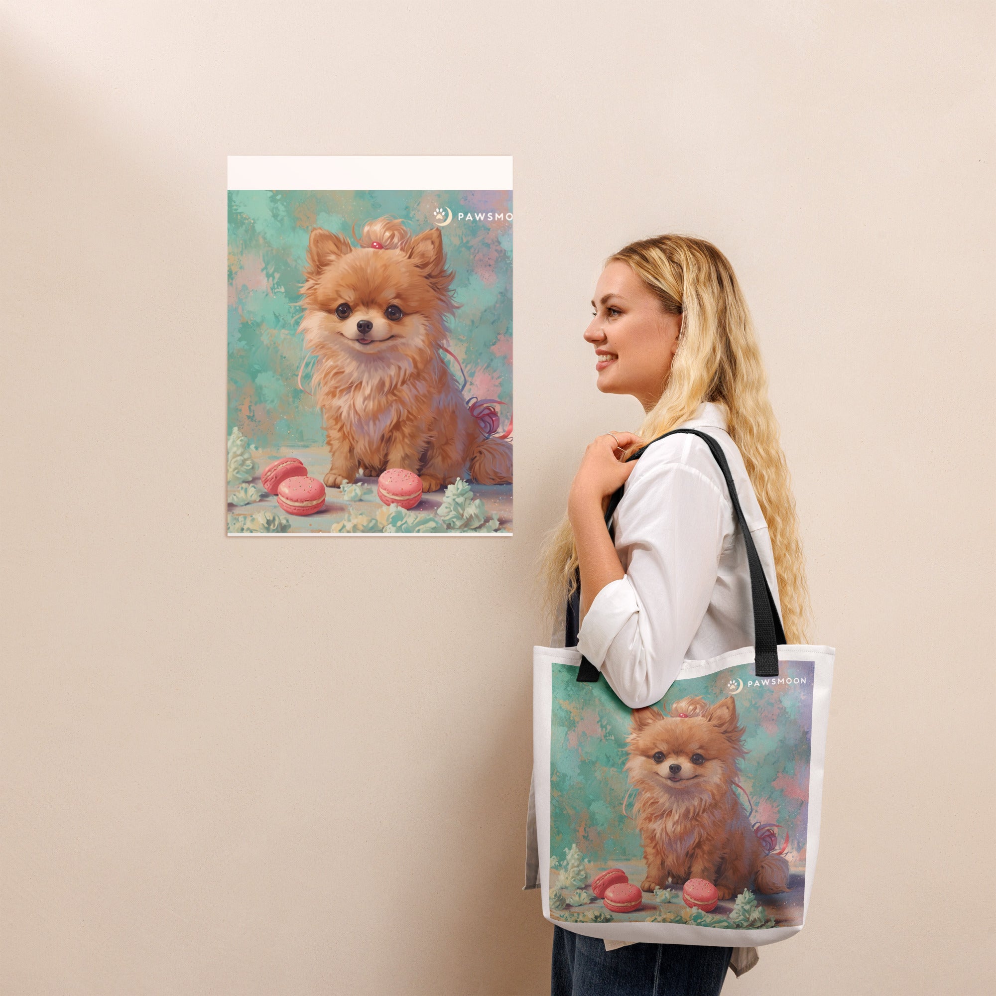 Carry Joy with a Pomeranian Tote