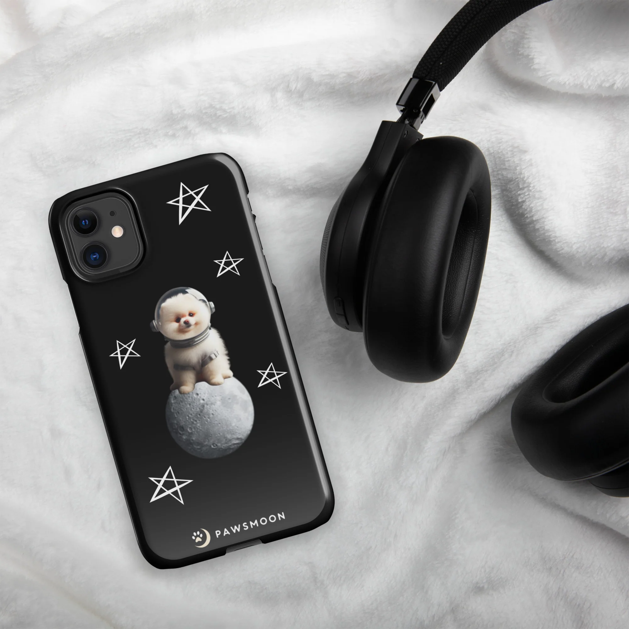 Moonlit Pomeranian Phone Case