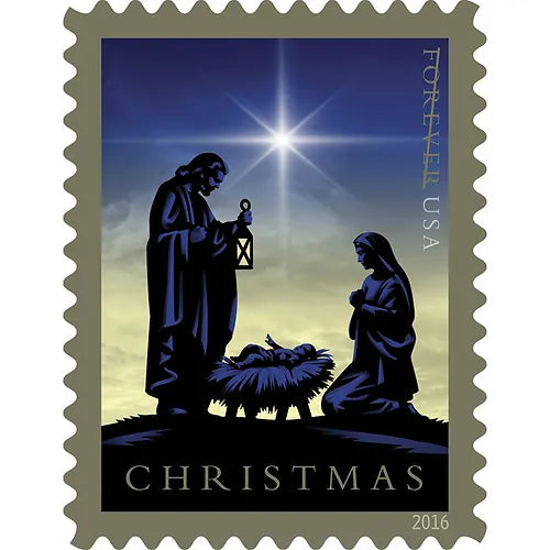 Nativity Stamps 2016 Forever Stamps 100 pcs