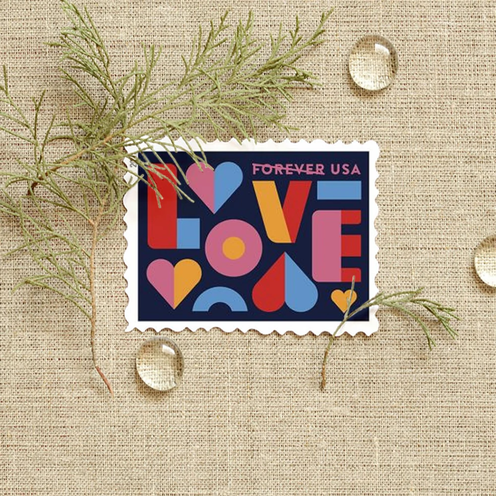 Love 2021 Postage Stamps(5 Sheet 100pcs)