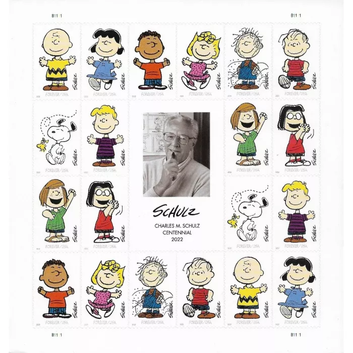 M. Schulz 2022 - 5 Sheets / 100 Pcs