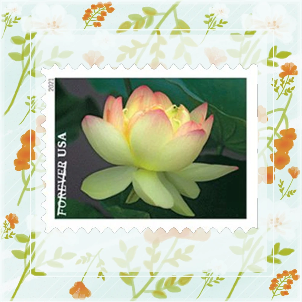 Garden Beauty: Forever Stamps Sheet of 20(5 Sheet 100pcs)