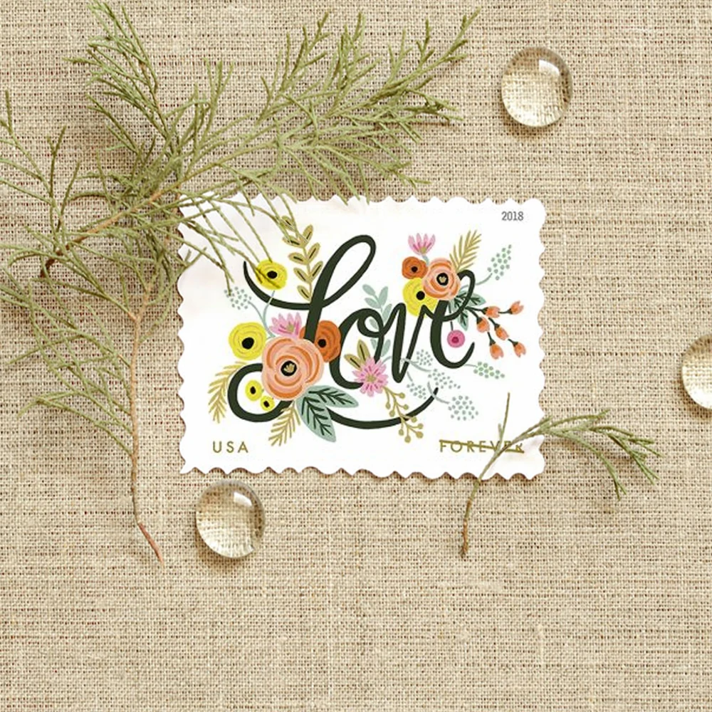 Love Flourishes 2018 Forever Stamps