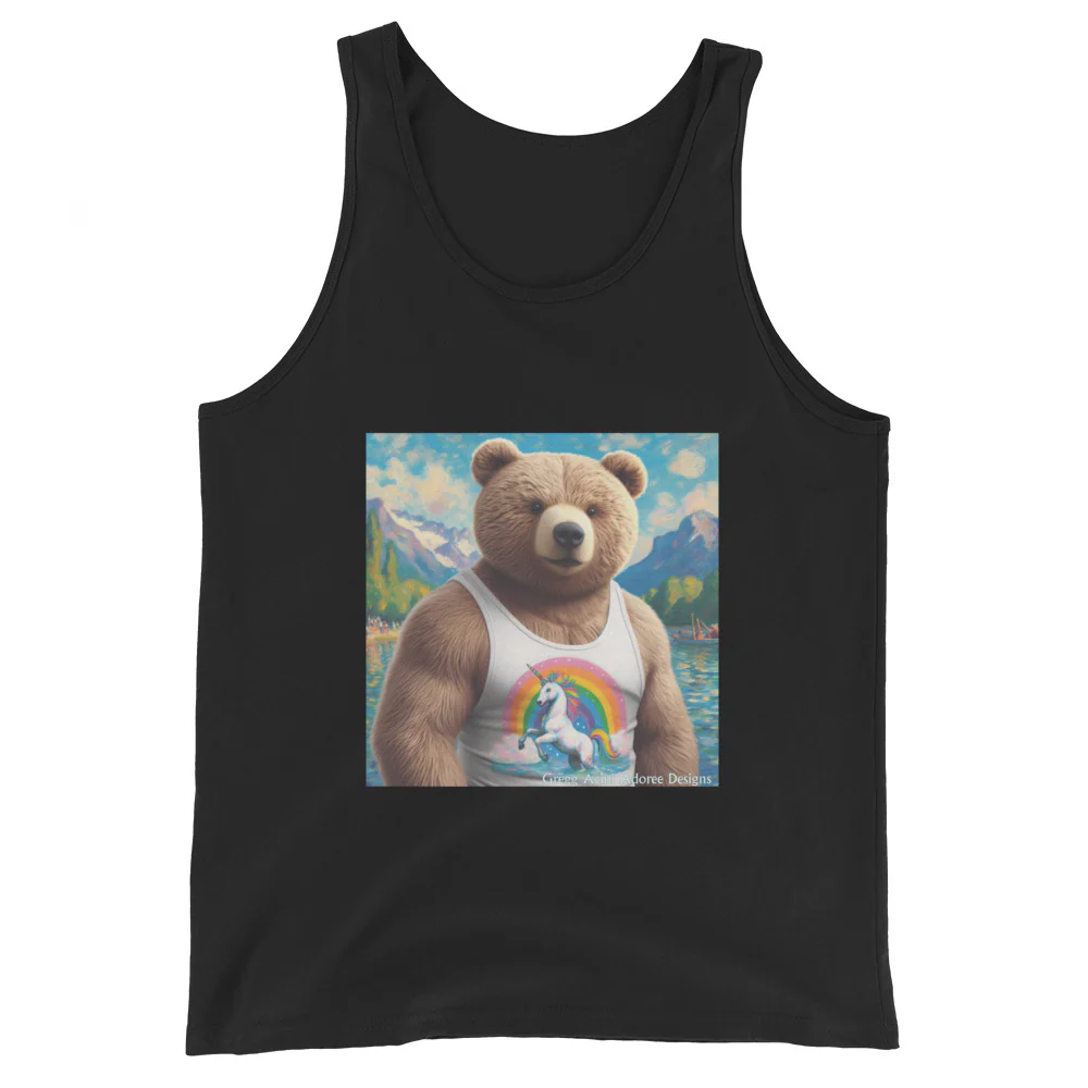 Proud Bear1 Tank Top by Gregg Acini Adoree Designs