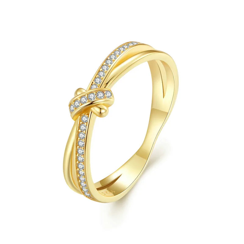 Knot Zircon Ring