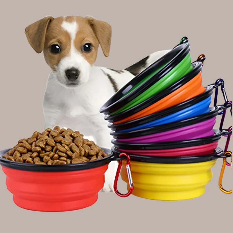 Dogs Folding Silicone Bowl