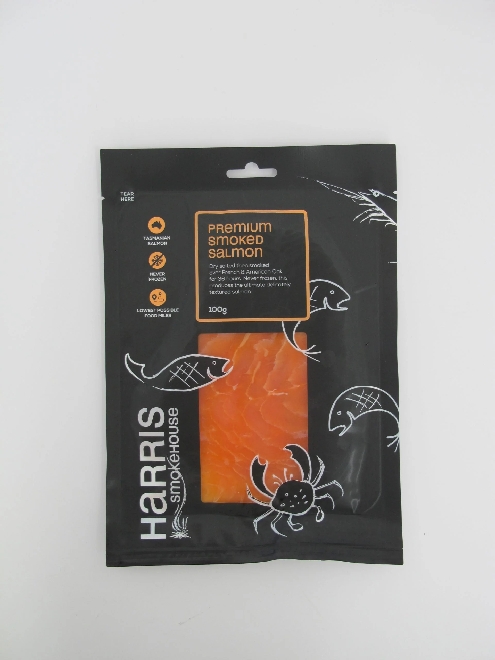 HS - Smoked Salmon Premium 100g