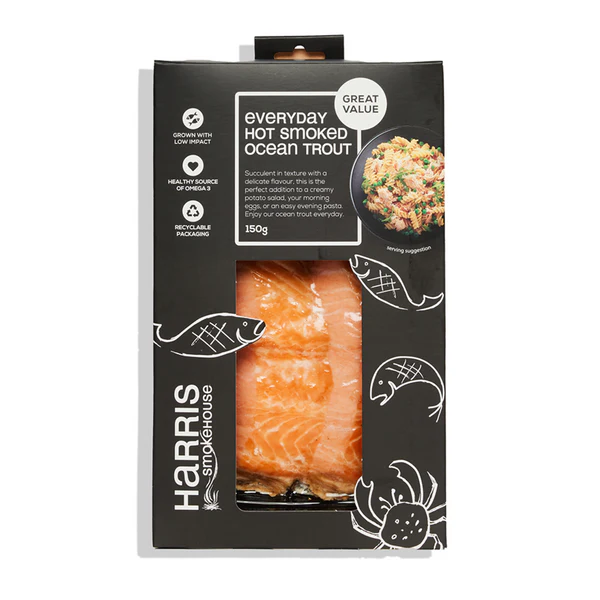 HS - Hot Smoked Ocean Trout 150g