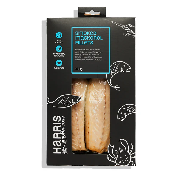 HS - Smoked Mackerel Fillets (Black Pepper) 180g