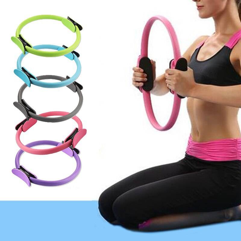 Yoga Pilates Dual Exercise Ring for Home Workouts