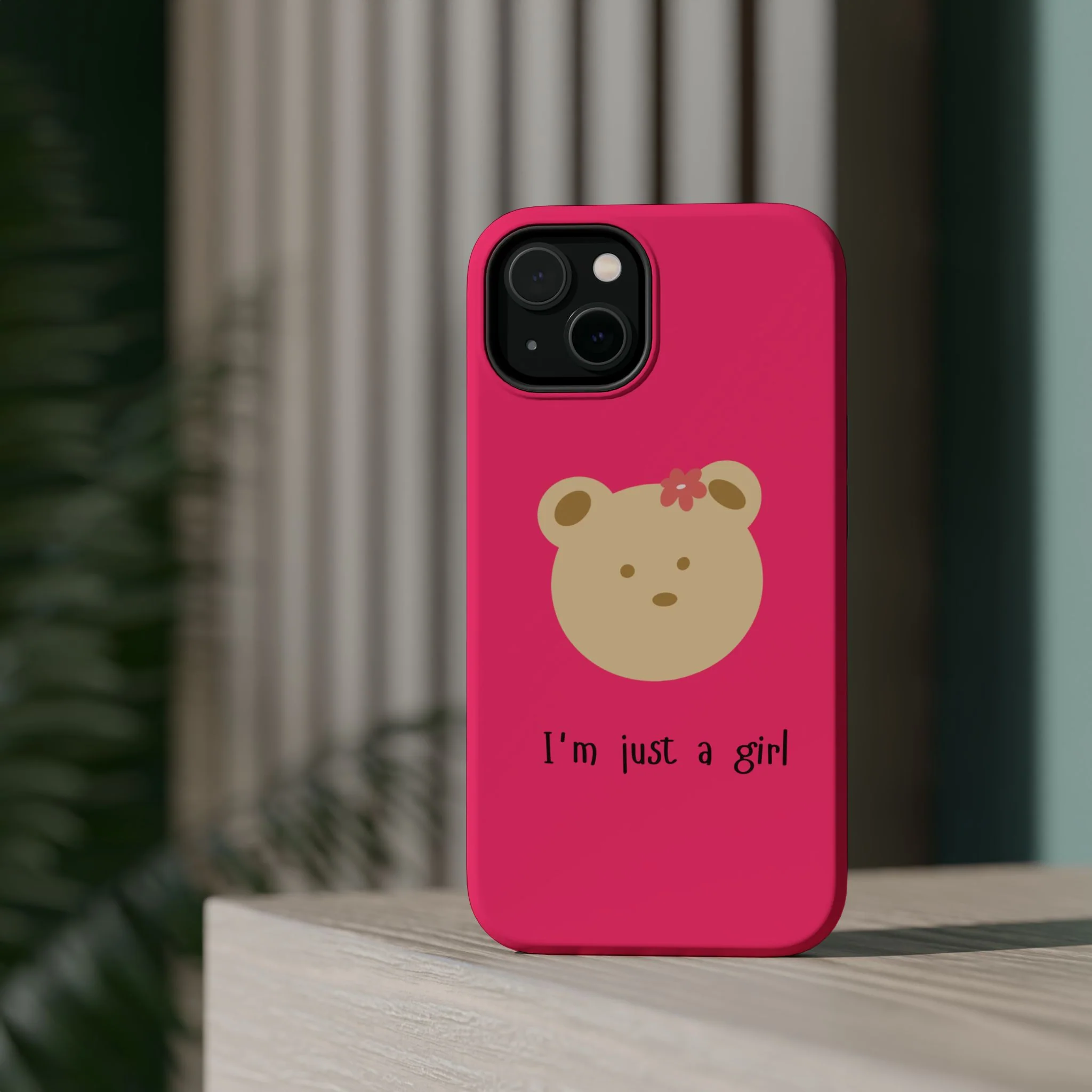 Magnetic Phone Case - Cute Bear Design