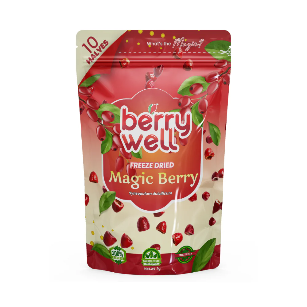 10 Halves | Miracle Fruit  Freeze Dried Magic Berry