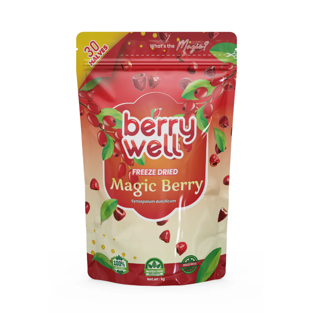 30 Halves | Miracle Fruit  Freeze Dried Magic Berry