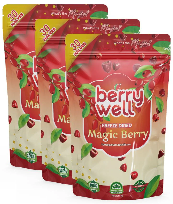 30 Halves (3 Combo) | Miracle Fruit  Freeze Dried Magic Berry