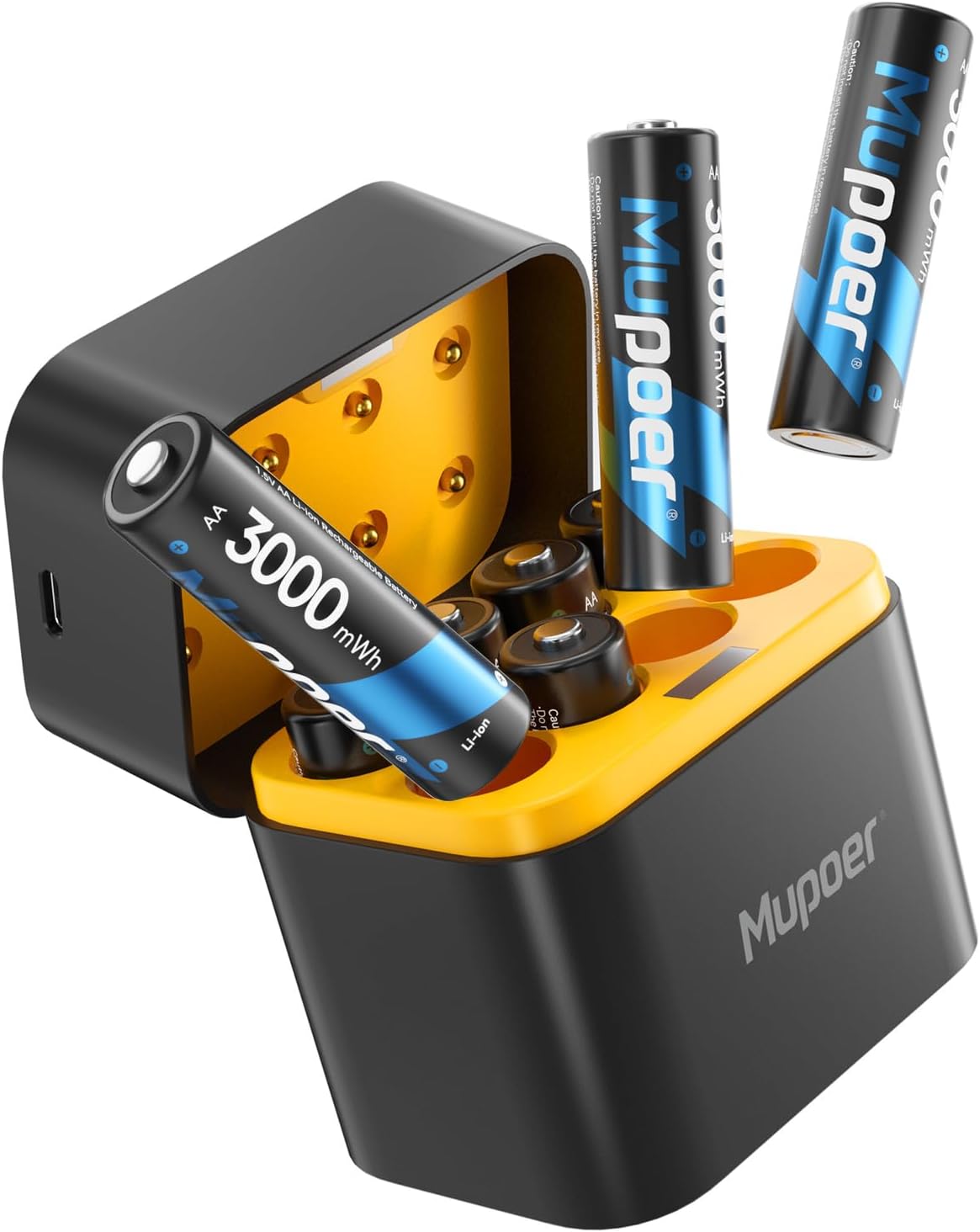 3000mWh Rechargeable AA Lithium Batteries 1.5v