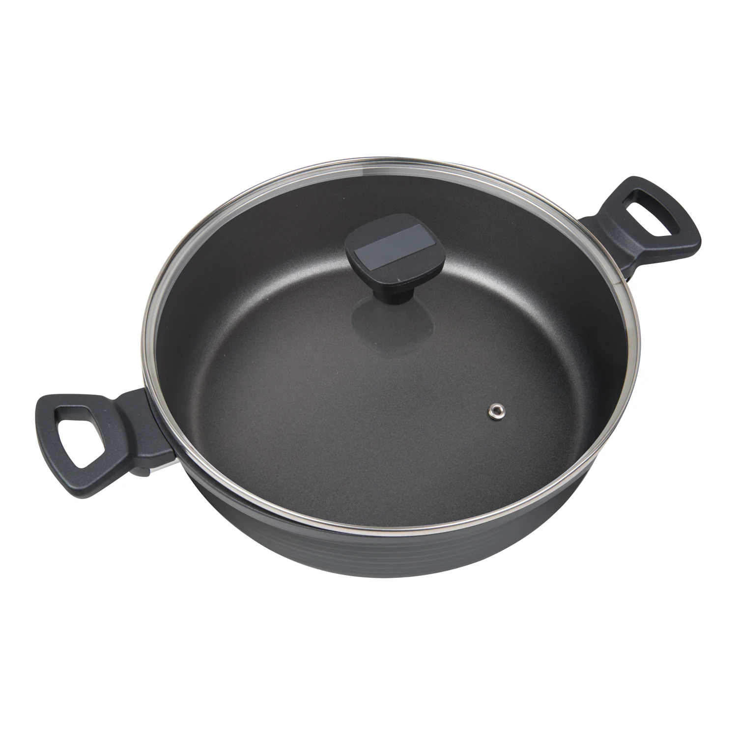 MASTERPAN Nonstick Saute $ Sauce Pan with Glass Lid, 5 Qt., 11" (28cm)