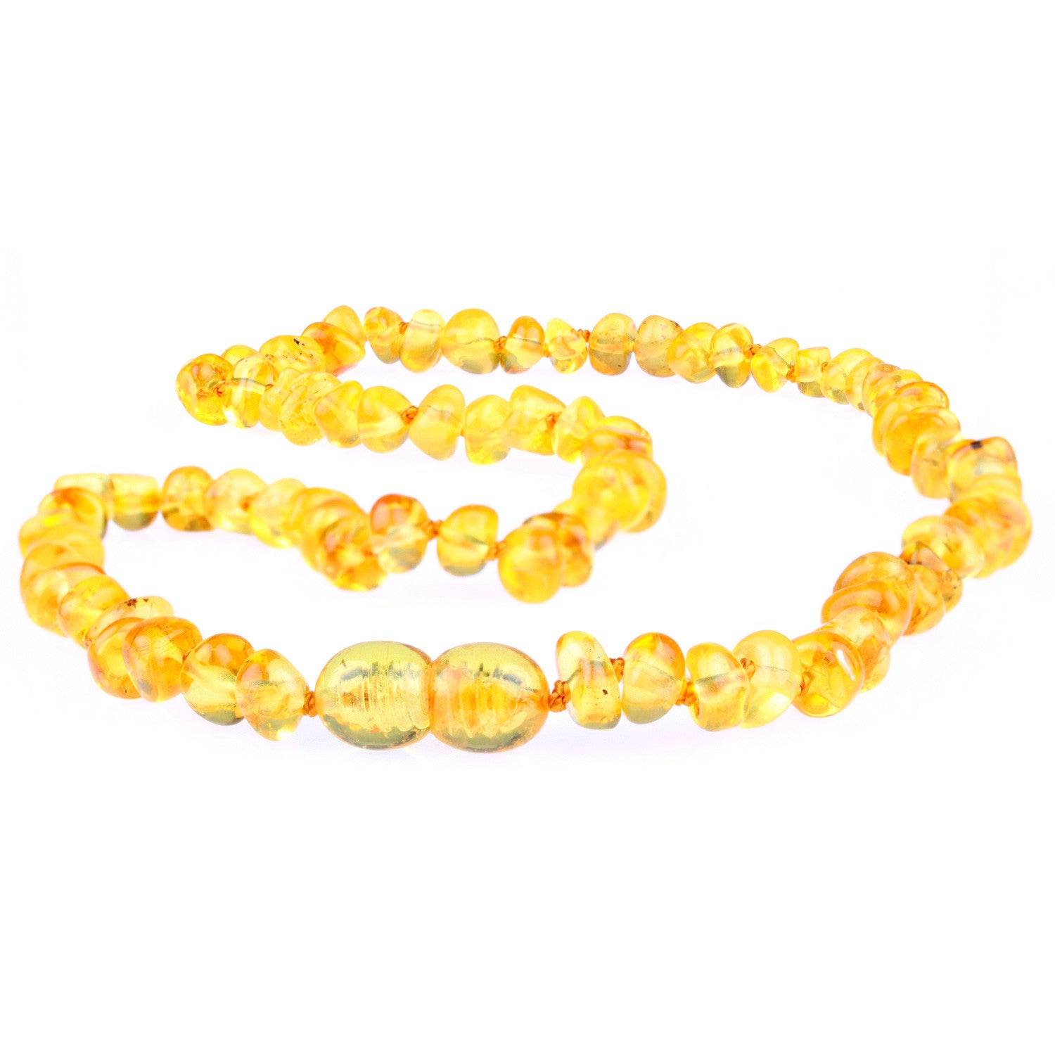 Baltic Amber Necklace - Polished Honey - Adult