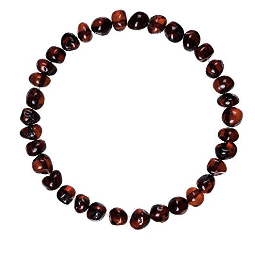 Baltic Amber Bracelet - Polished Cherry - Adult