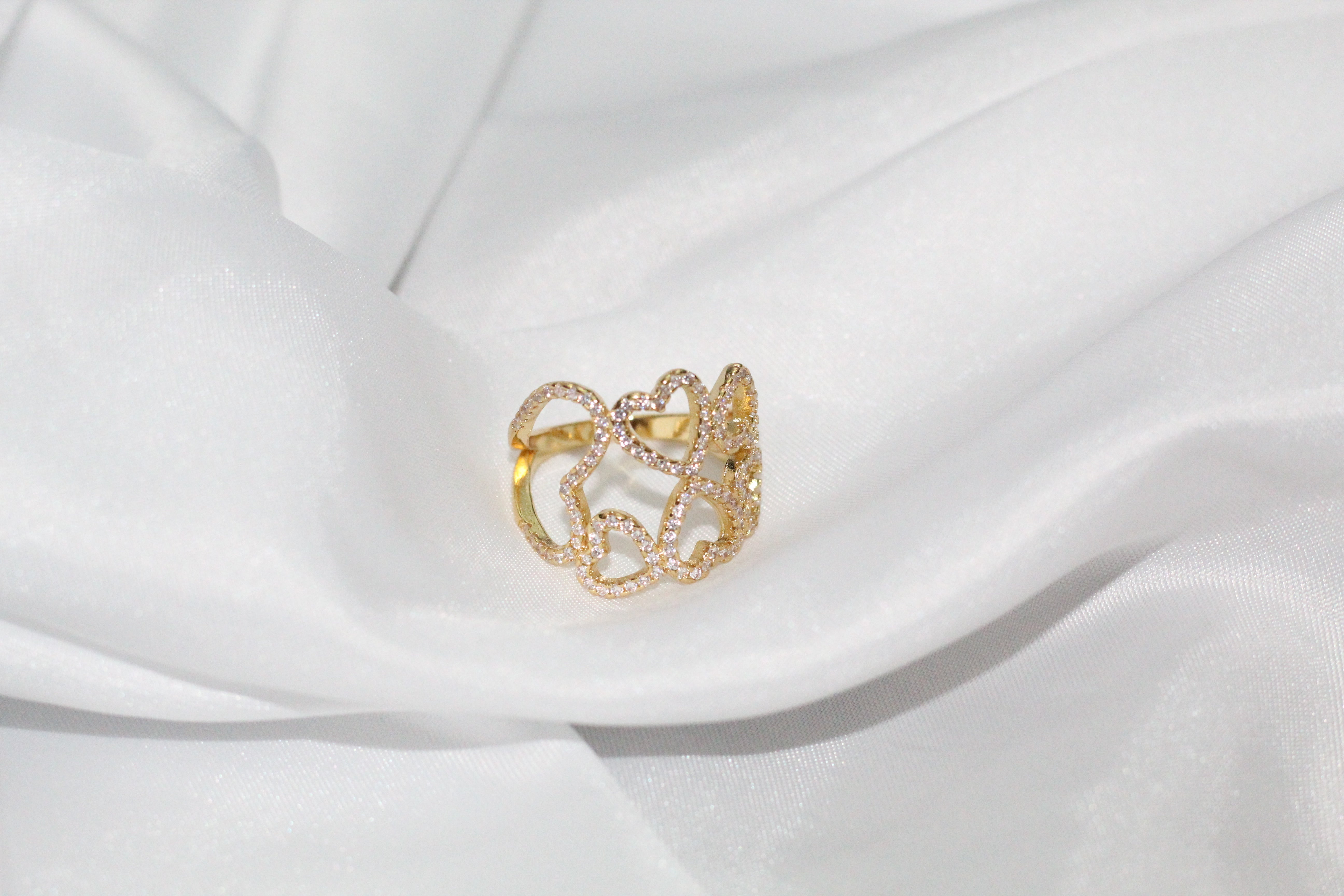 Mila Gold Heart Ring