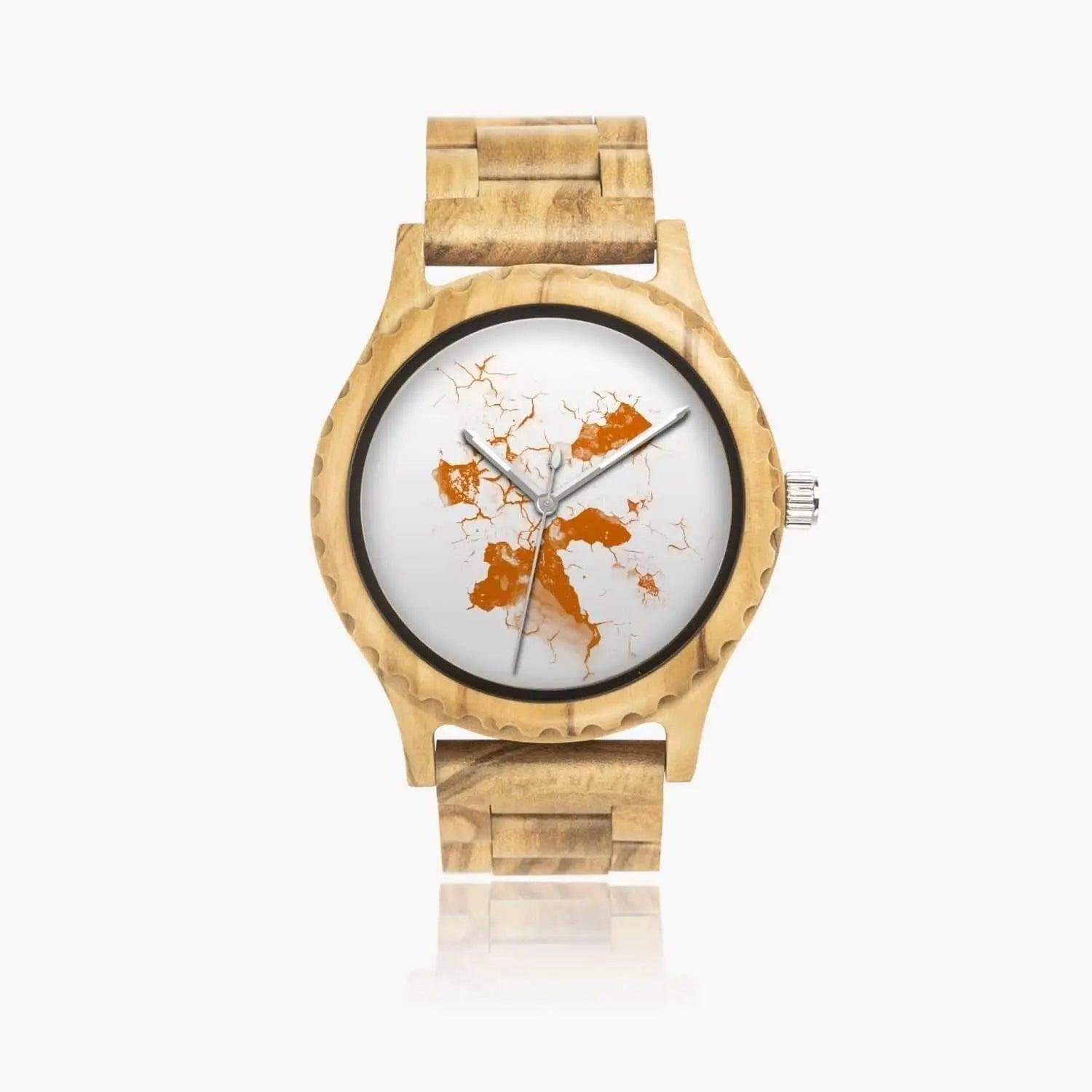 Brown Alien Island Natural Wooden Watch