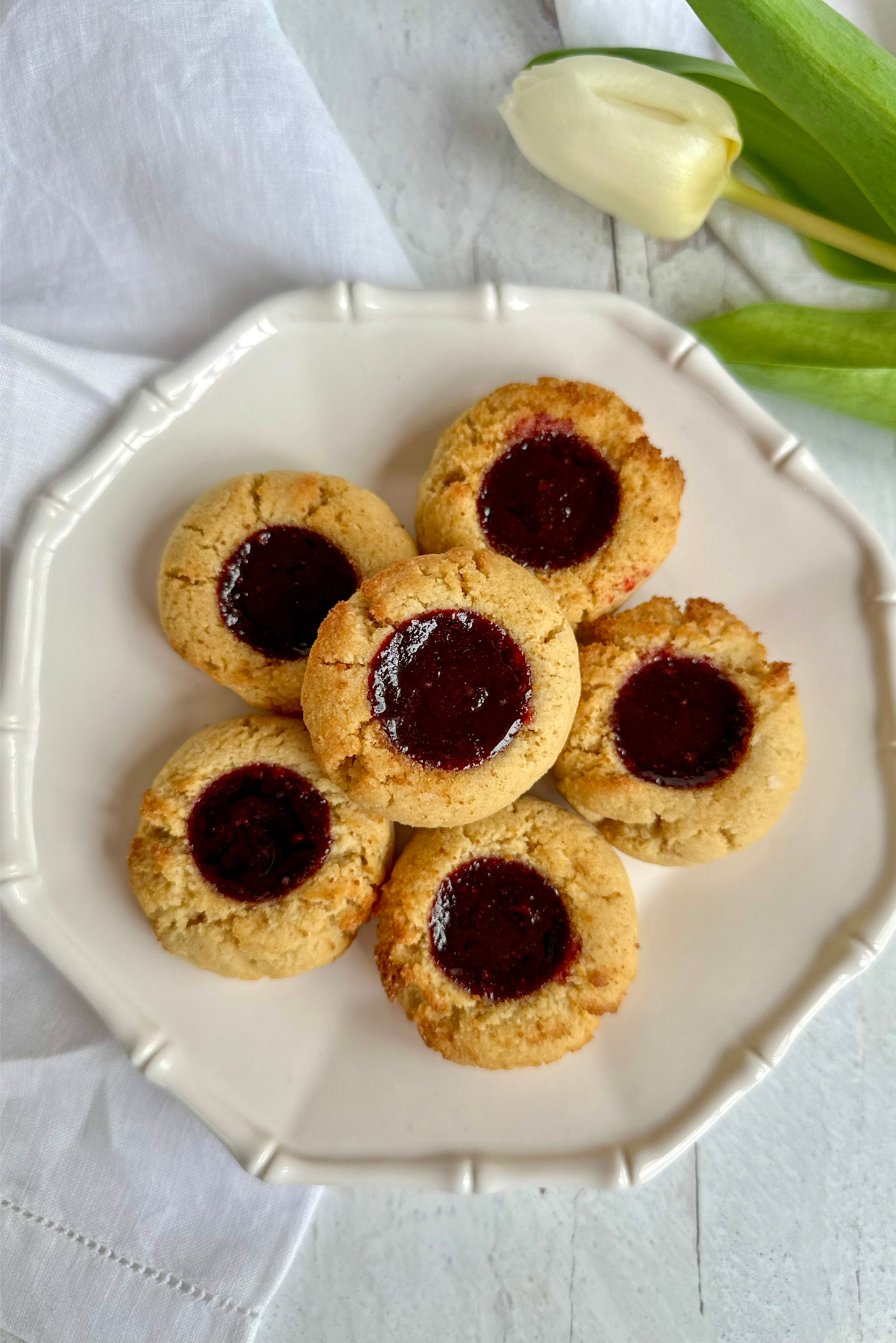 Jam-filled Thumbprint Cookies