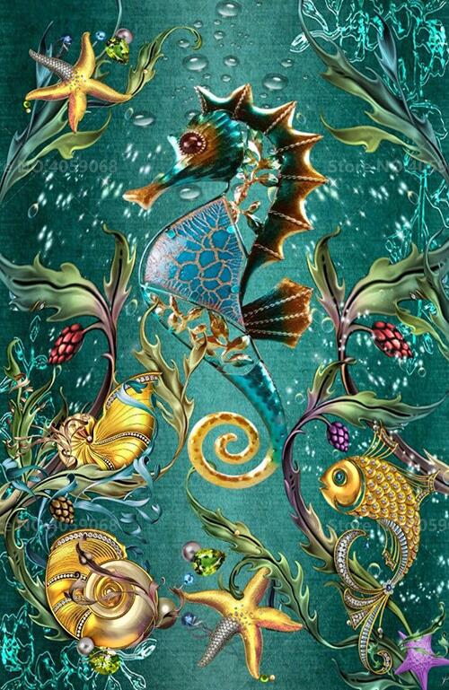Seahorse - DIY Diamond Painting